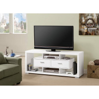 Coaster Furniture 700113 2-drawer Rectangular TV Console White